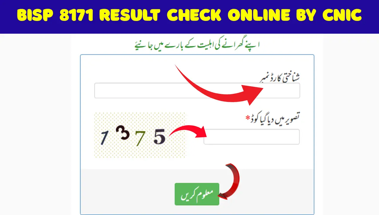 How to Check Online BISP validation 2025 eligibility & Payment Status by CNIC 2025